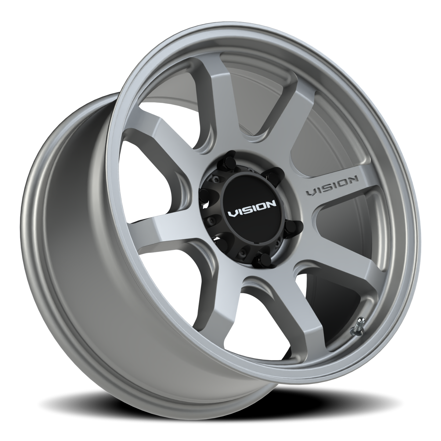 18x9 Vision 351 Flow Satin Grey Wheel 6x5.5 (18mm)