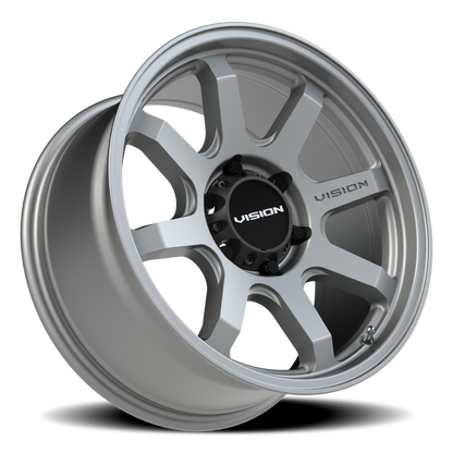 18x9 Vision 351 Flow Satin Grey Wheel 6x5.5 (18mm)