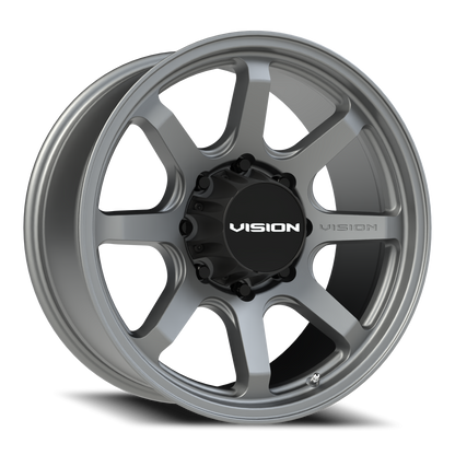 20x9 Vision 351 Flow Satin Grey Wheel 8x180 (12mm)