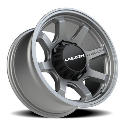 17x8.5 Vision 351 Flow Satin Grey Wheel 8x6.5 (18mm)