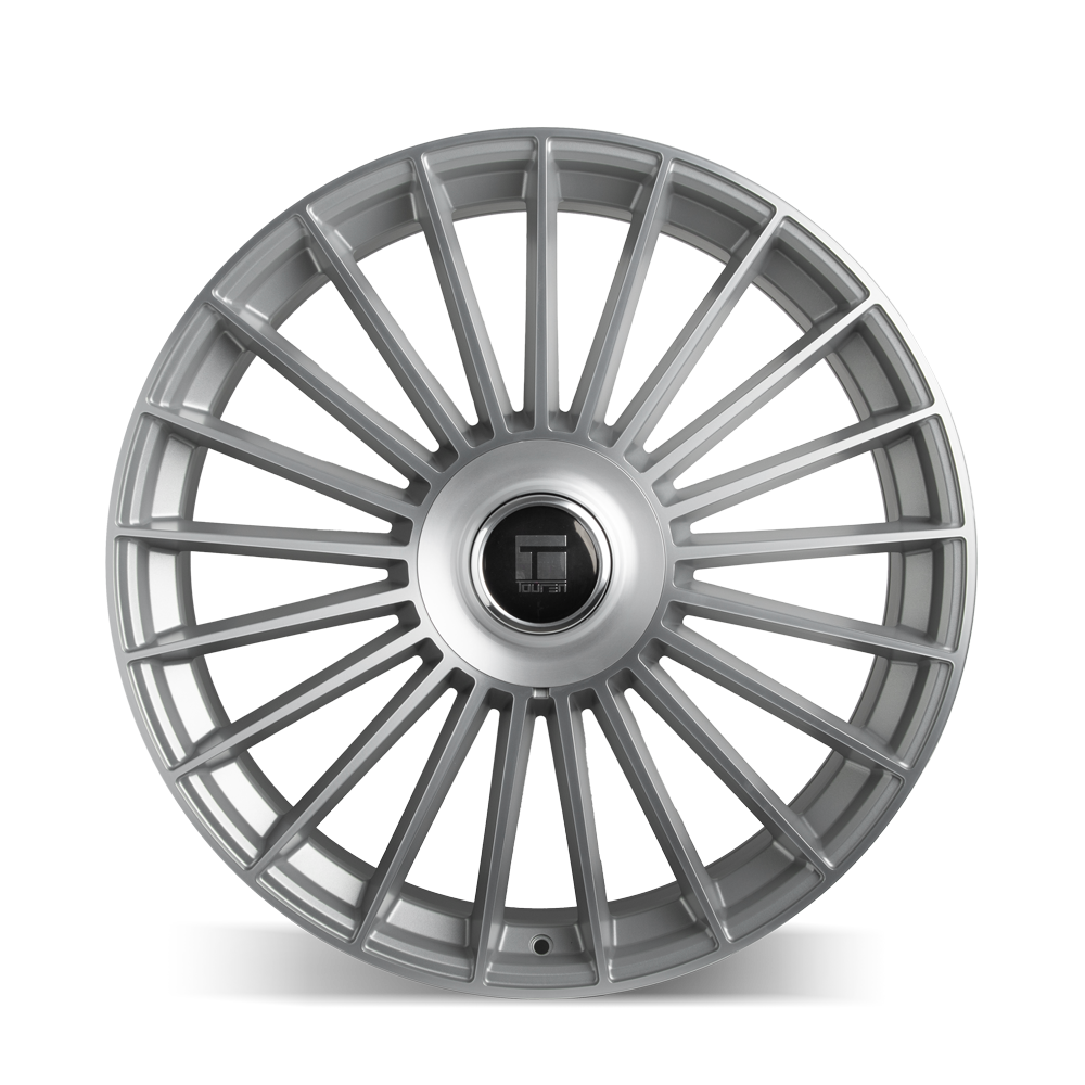24x10 Touren 3610 TR10 Satin Silver Machined Wheel 5x112/5x120 (35mm)