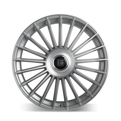 24x10 Touren 3610 TR10 Satin Silver Machined Wheel 5x4.5/5x5 (35mm)