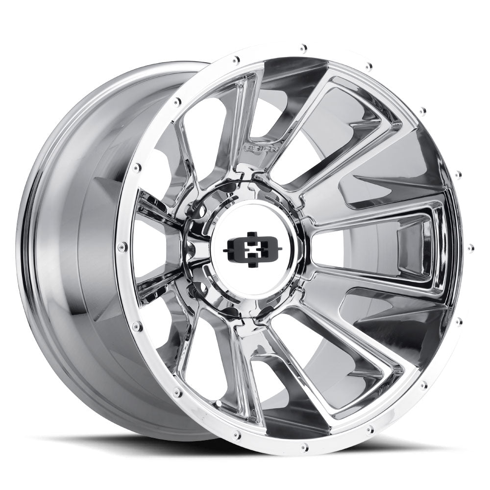 20x9 Vision 391 Rebel Chrome Wheel 5x4.5/5x5 (10mm)