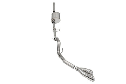 Corsa 2021-2025 Ford F-150 SuperCrew/6.5in Bed 3.5L V6 Sport Cat-Back Single Side Exit-Polished