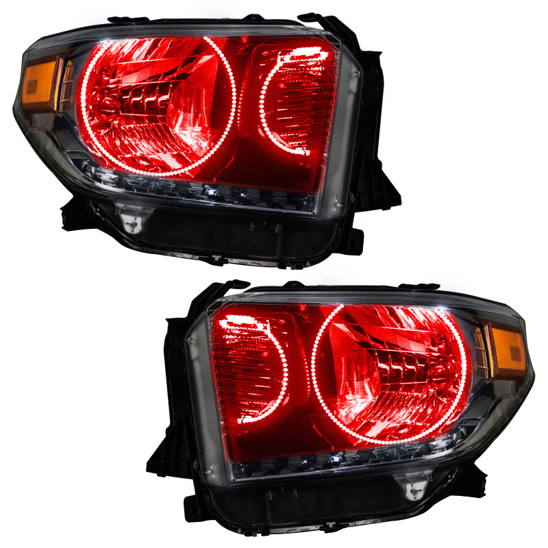 Oracle 14-17 Toyota Tundra SMD HL - Dual Halo Kit - ColorSHIFT w/ BC1 Controller