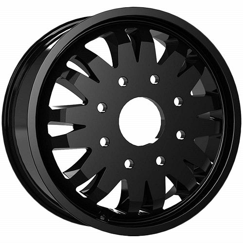 20x8.25 Vision 401 Rival Dually Inner Satin Black Wheel 8x200 (109.8mm)