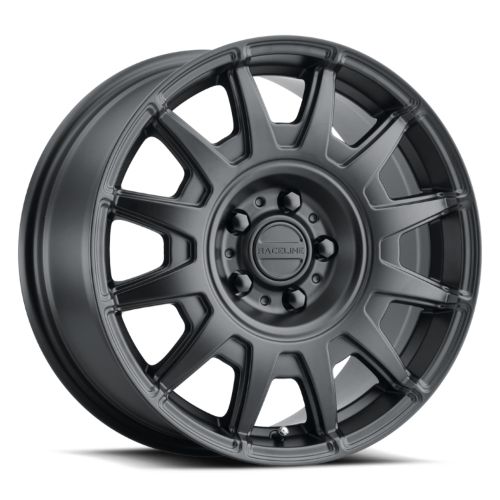 18x8 Raceline 401B Aero Satin Black Wheel 5x4.5 (40mm)