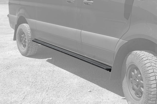ROCKER GUARDS - SPRINTER 4WD, 15-22, 144 INCH WHEELBASE, ** ONLY FITS NON-LIFTED **