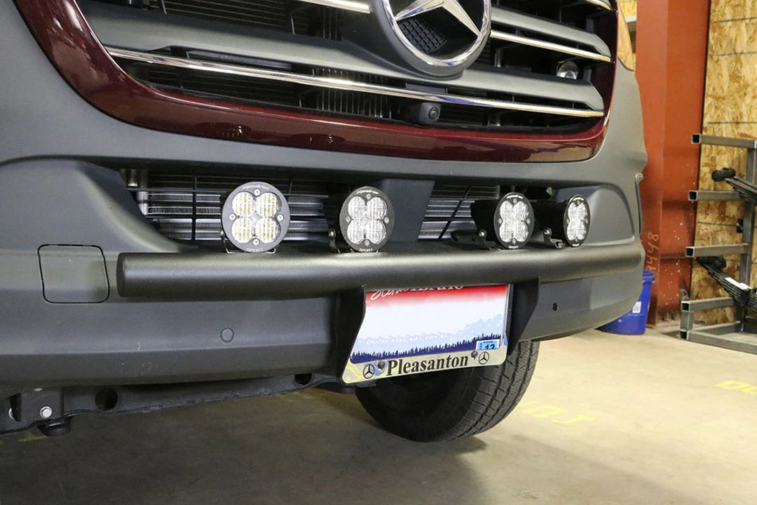 FRONT STEP LIGHT BAR - SPRINTER 15-UP