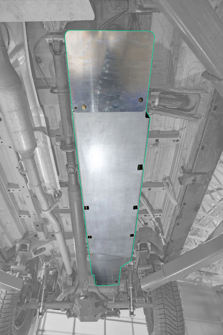 FUEL TANK SKID PLATE, COMPATIBLE WITH OEM TANK- SPRINTER 4X4 AND AWD, 19-UP