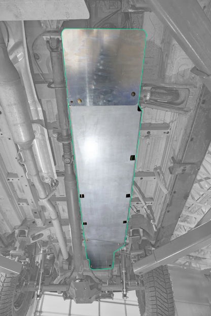 FUEL TANK SKID PLATE, COMPATIBLE WITH OEM TANK- SPRINTER 4X4 AND AWD, 19-UP