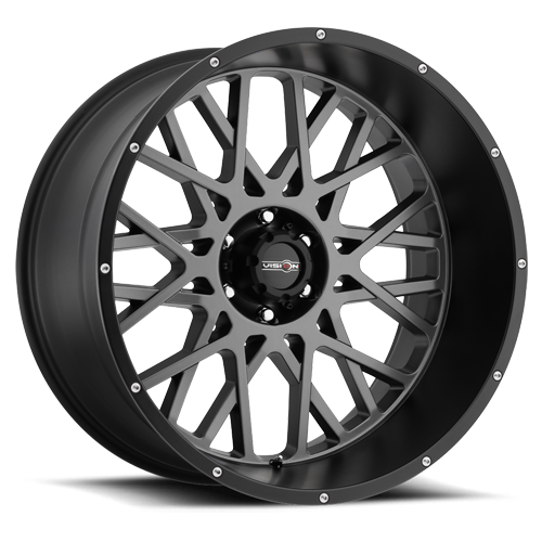 18x9 Vision Off-Road 412 Rocker Anthracite Wheel 5x150 (12mm)