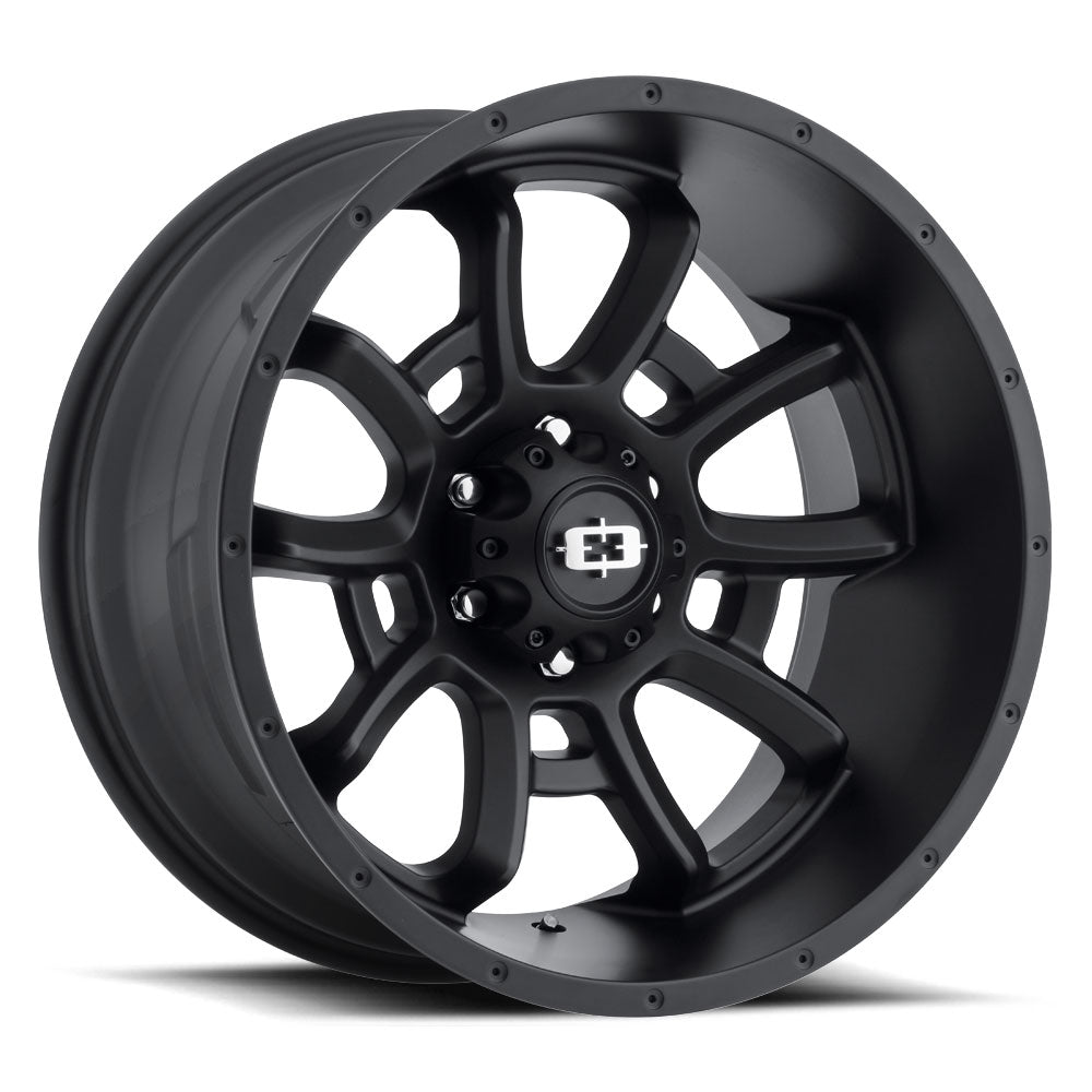 20x9 Vision Off-Road 415 Bomb Satin Black Wheel 6x135 (12mm)