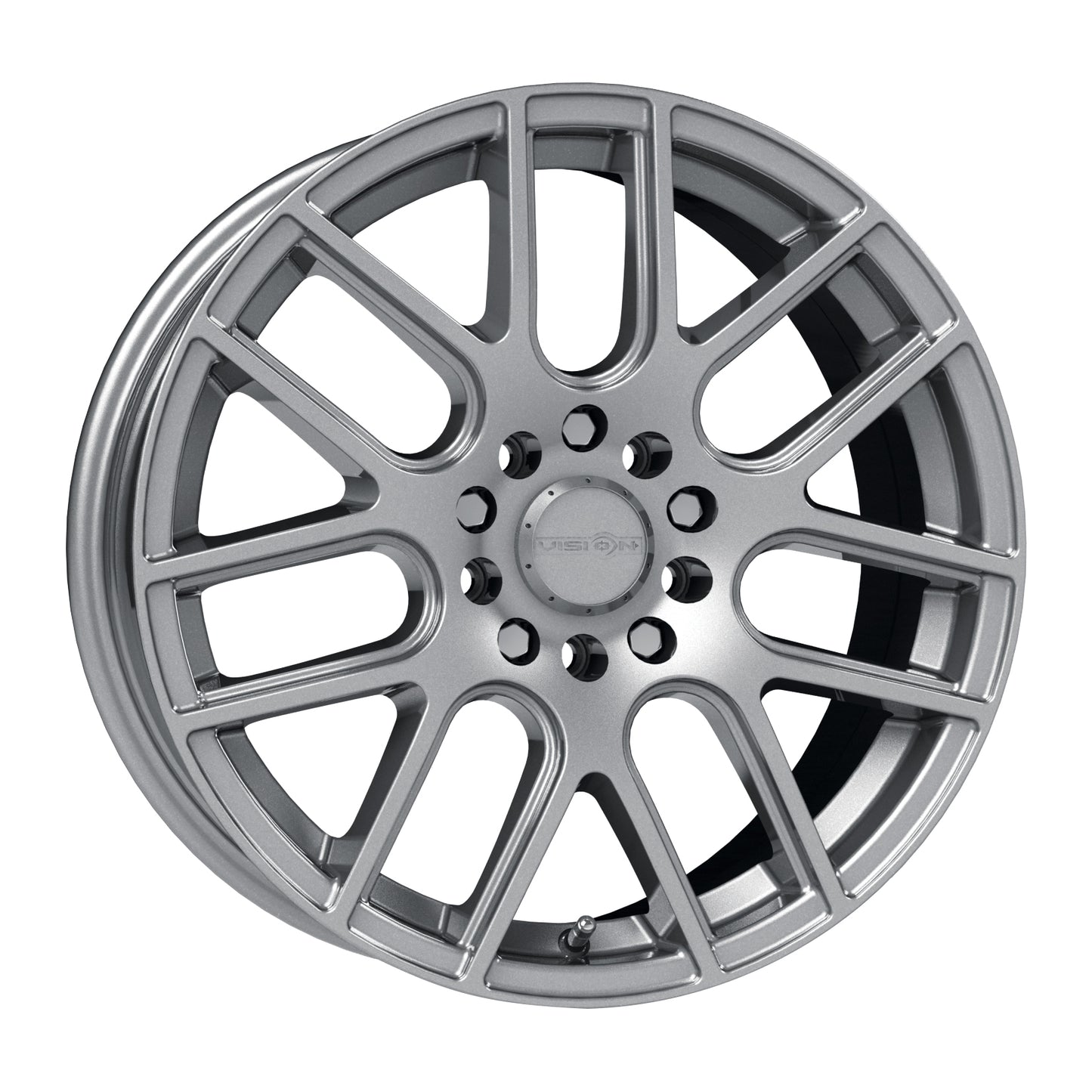 14x5.5 Vision 426H Cross Winter Paint Silver Wheel 4x100/4x4.5 (38mm)