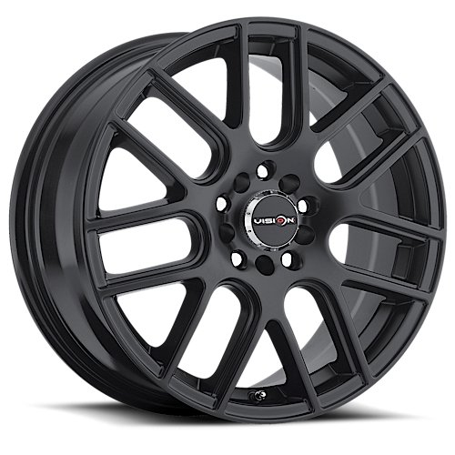 17x7.5 Vision 426H Cross Matte Black Wheel 5x112 (38mm)