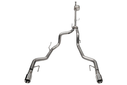 Corsa 2022-2025 Ford F-150 SuperCrew/5.5ft Bed 5.0L V8 Xtreme Cat-Back Dual Rear Exit-Polished