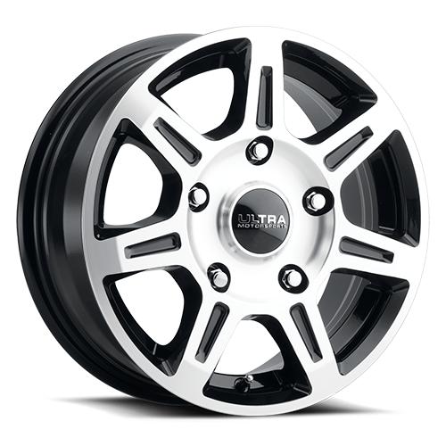 16x6.5 Ultra 450C Toil Gloss Black & MIlled Wheel 5x130 (45mm)