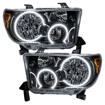 Oracle 07-11 Toyota Tundra Pre-Assembled Headlights - Black Housing - w/ BC1 Controller