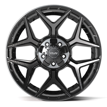 20x9 4PLAY 4P06 Brushed Black Wheel 5x5/5x5.5 (0mm)