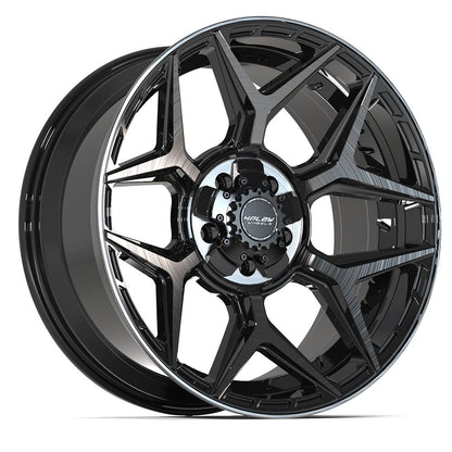 20x9 4PLAY 4P06 Brushed Black Wheel 5x5/5x5.5 (0mm)