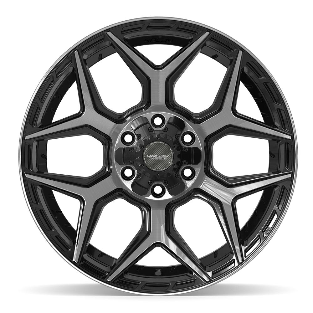 20x9 4PLAY 4P06 Brushed Black Wheel 6x135/6x5.5 (0mm)