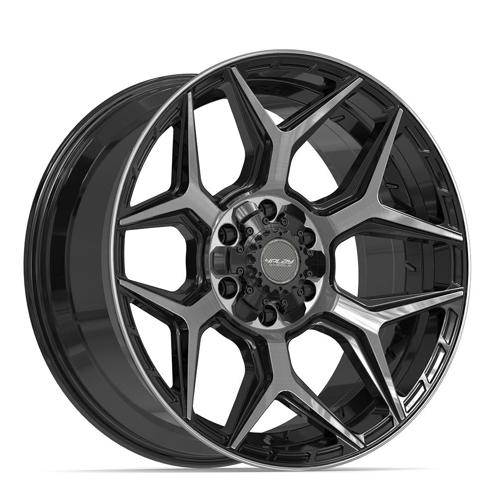 20x9 4PLAY 4P06 Brushed Black Wheel 6x135/6x5.5 (0mm)