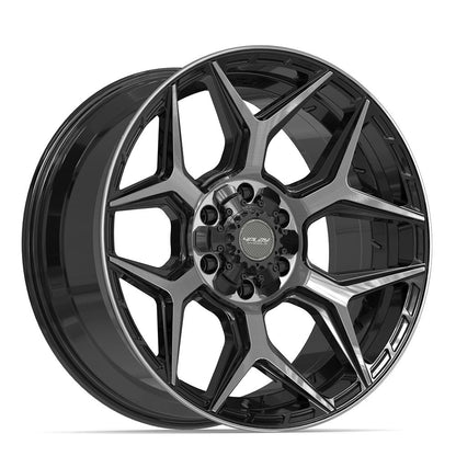 20x9 4PLAY 4P06 Brushed Black Wheel 6x135/6x5.5 (0mm)