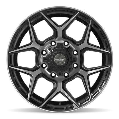 20x9 4PLAY 4P06 Brushed Black Wheel 8x180 (0mm)