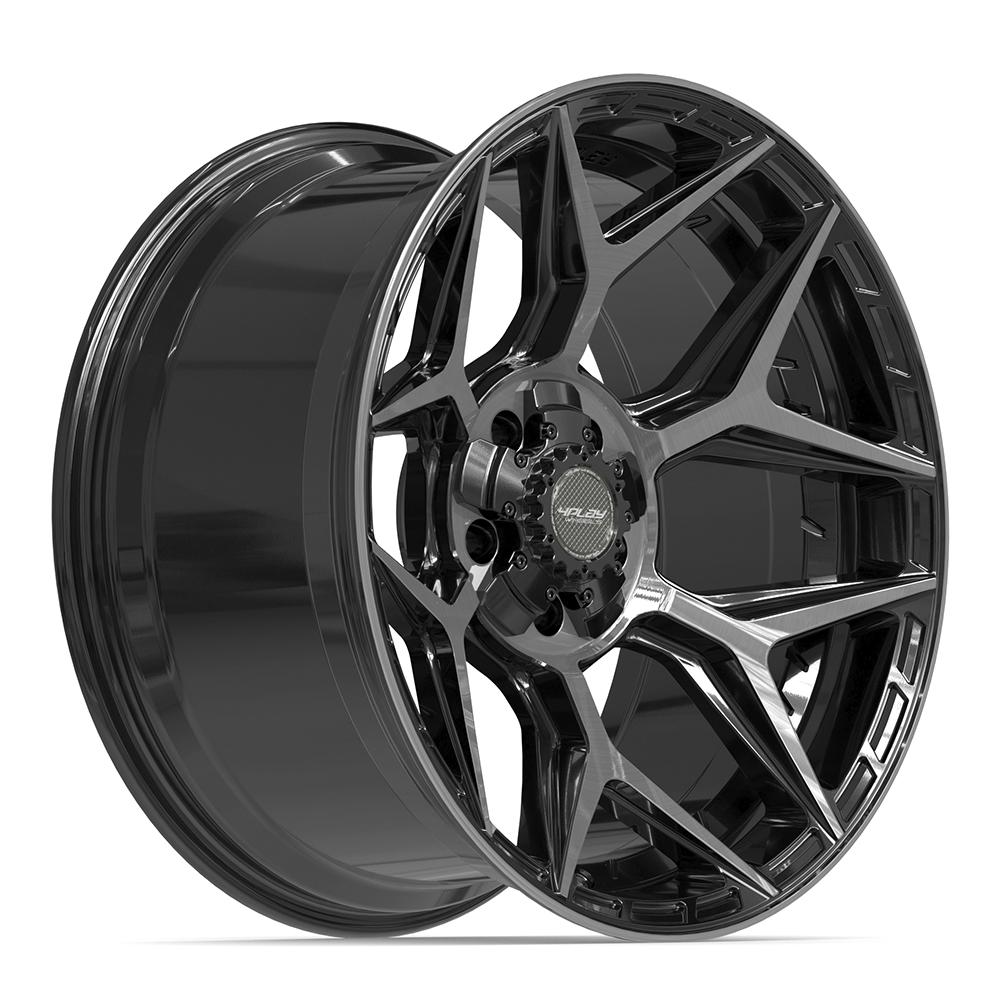 20x10 4PLAY 4P06 Gloss Black Brushed Face Wheel 5x5/5x5.5 (-18mm)