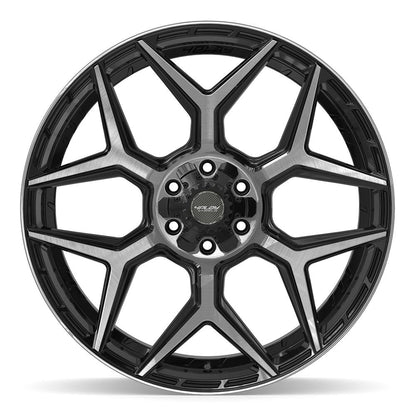 24x10 4PLAY 4P06 Brushed Black Wheel 6x135/6x5.5 (18mm)