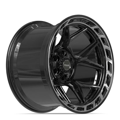 20x12 4PLAY 4P55 Gloss Black Brushed Face Wheel 6x135/6x5.5 (-44mm)
