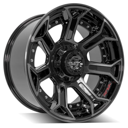 20x10 4PLAY 4P70 Gloss Black Brushed Face Wheel 6x135/6x5.5 (-18mm)