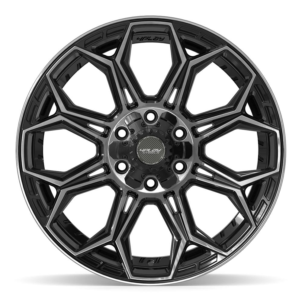 20x9 4PLAY 4P83 Brushed Black Wheel 6x135/6x5.5 (0mm)