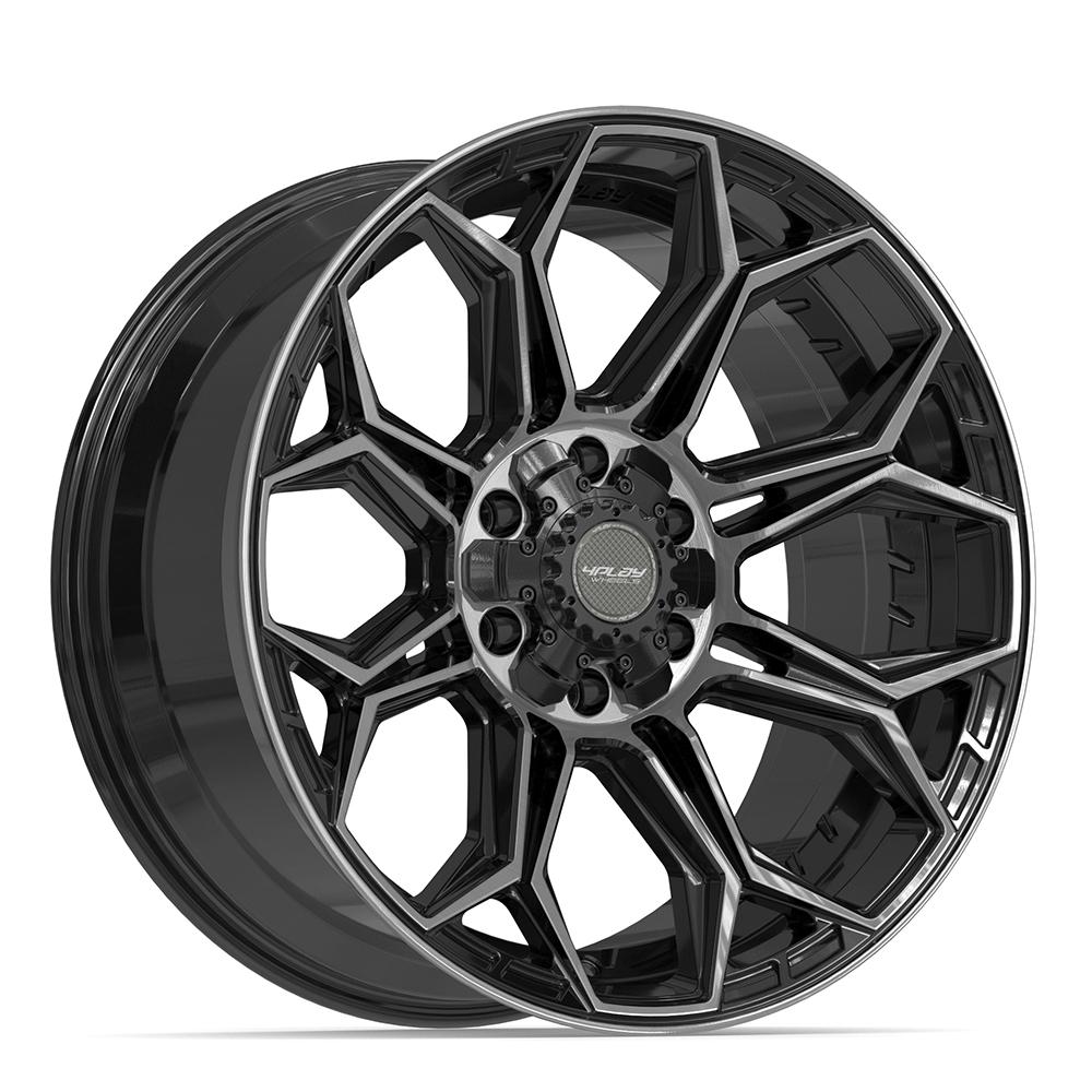 20x9 4PLAY 4P83 Brushed Black Wheel 6x135/6x5.5 (0mm)