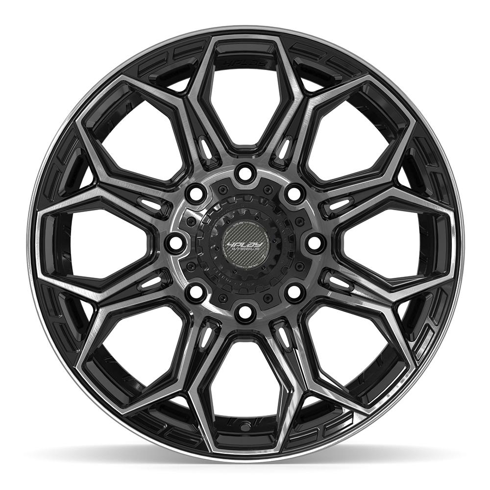 20x9 4PLAY 4P83 Brushed Black Wheel 8x170 (0mm)