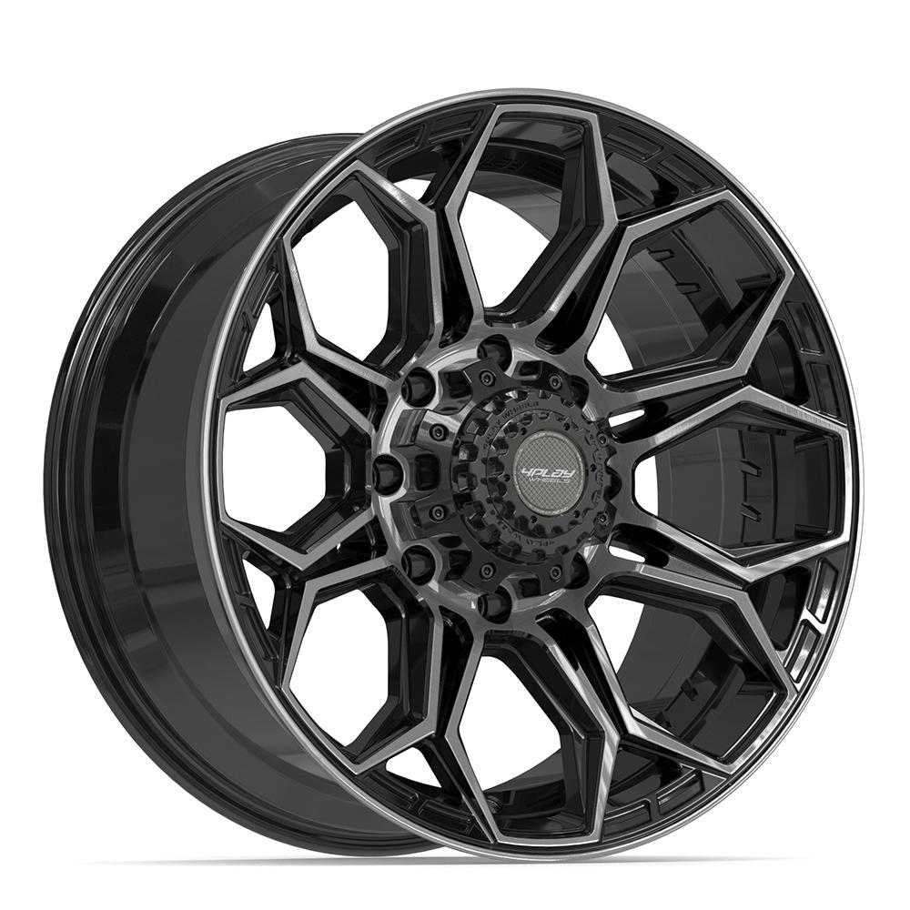 20x9 4PLAY 4P83 Brushed Black Wheel 8x170 (0mm)