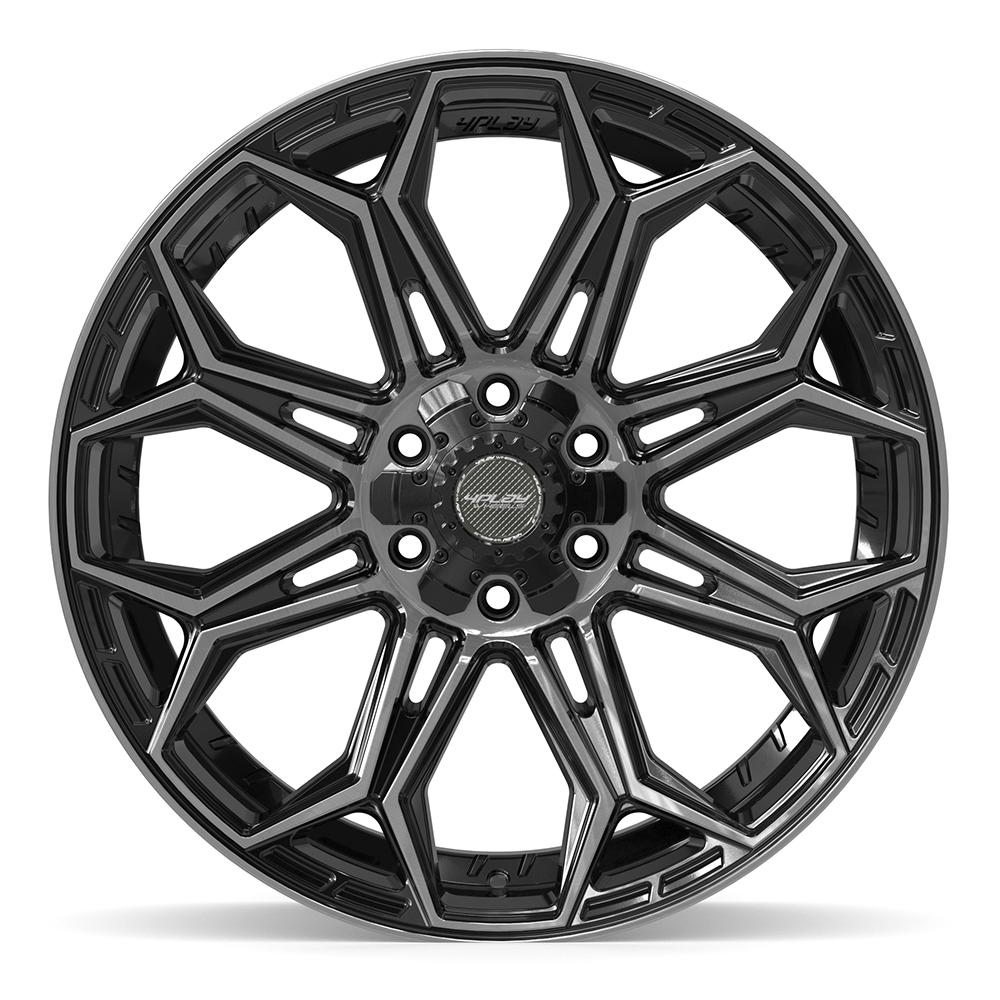 22x9 4PLAY 4P83 Brushed Black Wheel 6x135/6x5.5 (12mm)