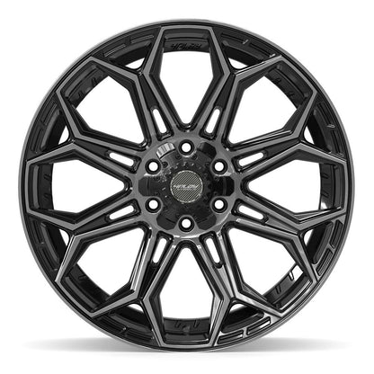 22x9 4PLAY 4P83 Brushed Black Wheel 6x135/6x5.5 (12mm)