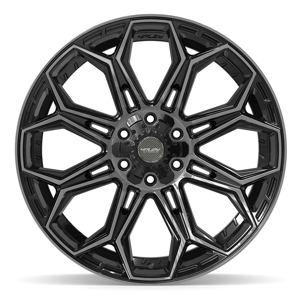 22x10 4PLAY 4P83 Gloss Black Brushed Face Wheel 6x135/6x5.5 (-18mm)