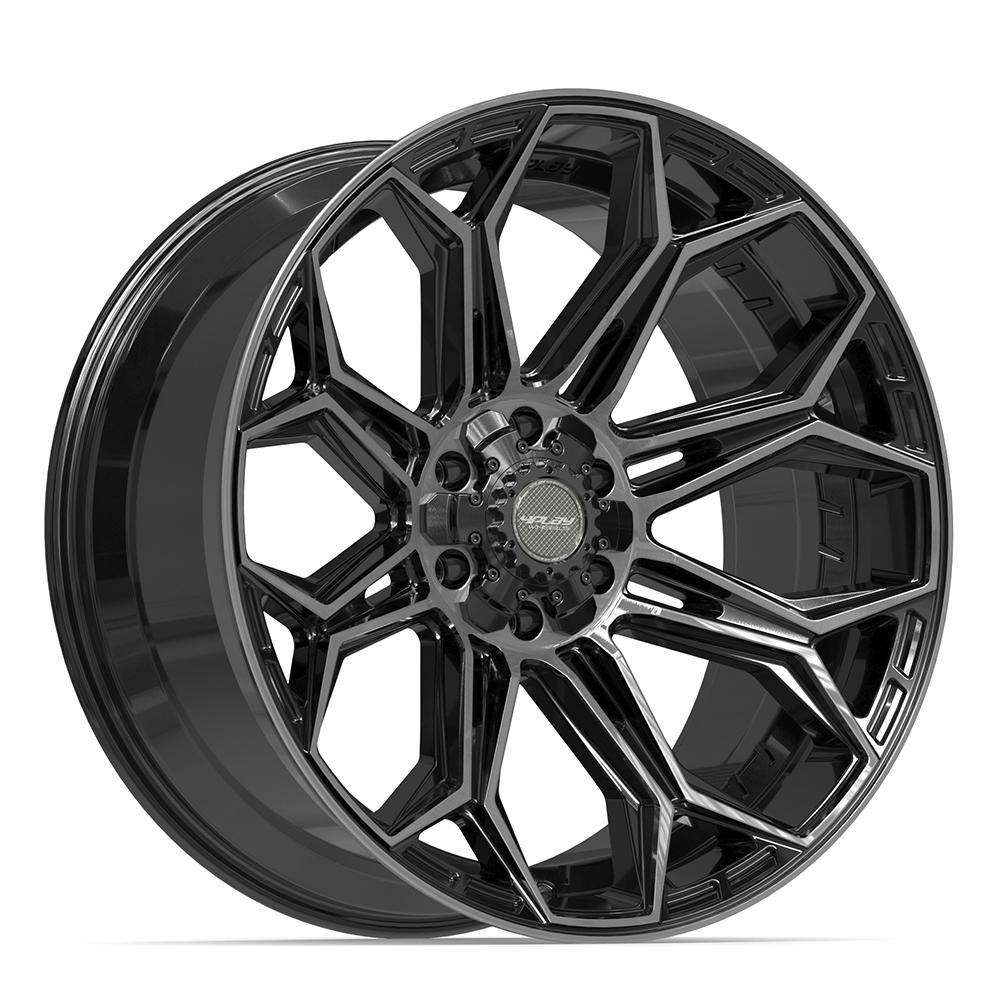 22x10 4PLAY 4P83 Gloss Black Brushed Face Wheel 6x135/6x5.5 (-18mm)