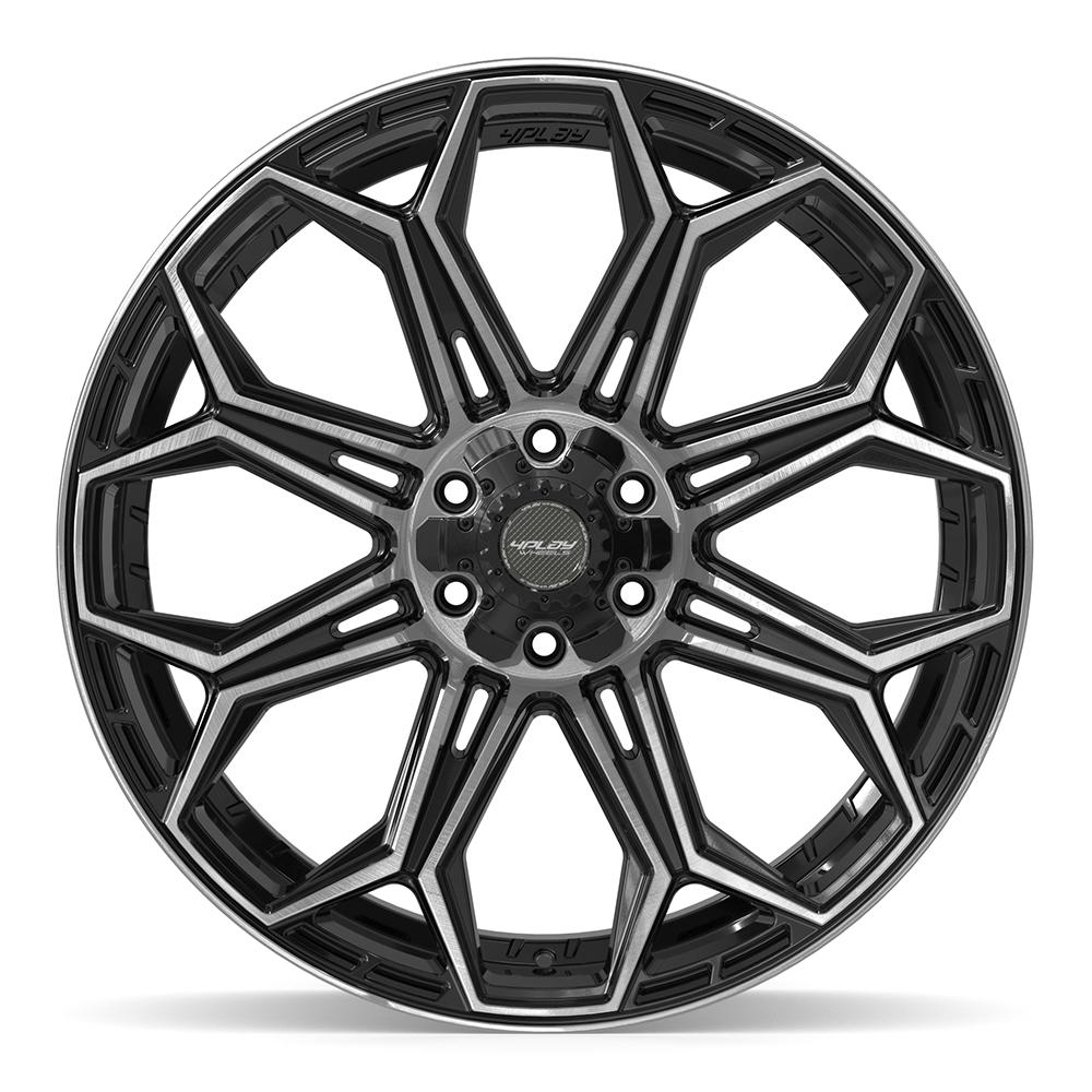 24x10 4PLAY 4P83 Brushed Black Wheel 6x135/6x5.5 (18mm)