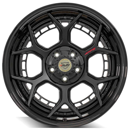20x9 4PLAY 4PF6 Matte Black Center w/ Gloss Black Barrel Wheel 5x5/5x5.5 (0mm)