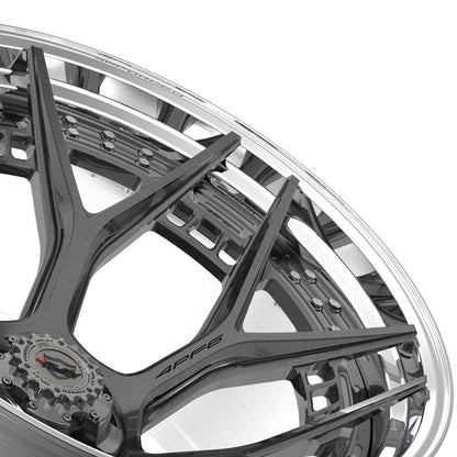 24x14 4PLAY 4PF6 Brushed Tinted Polished Barrel Wheel 5x5/5x5.5 (-76mm)