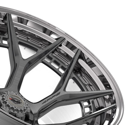 24x14 4PLAY 4PF6 Brushed Tinted Polished Barrel Wheel 6x135/6x5.5 (-76mm)