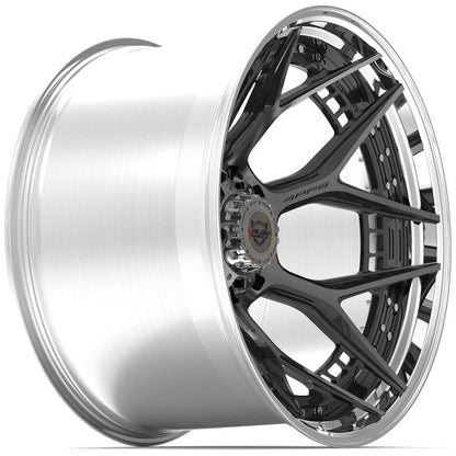 24x14 4PLAY 4PF6 Brushed Tinted Polished Barrel Wheel 8x170 (-76mm)