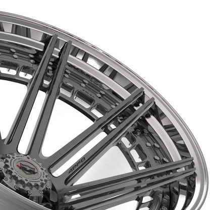 24x14 4PLAY 4PF8 Brushed Tinted Polished Barrel Wheel 6x135/6x5.5 (-76mm)