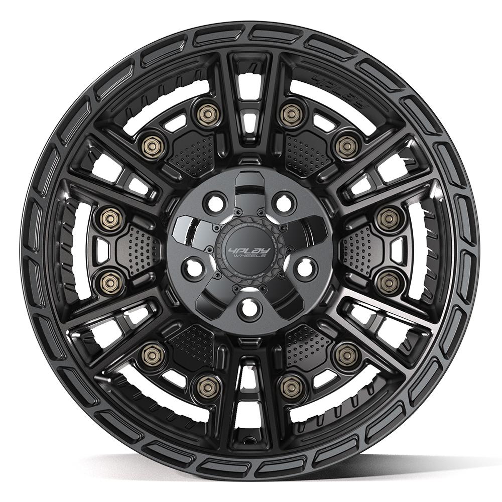 17x9 4PLAY 4PS01 Matte Black Wheel 5x5/5x5.5 (-6mm)