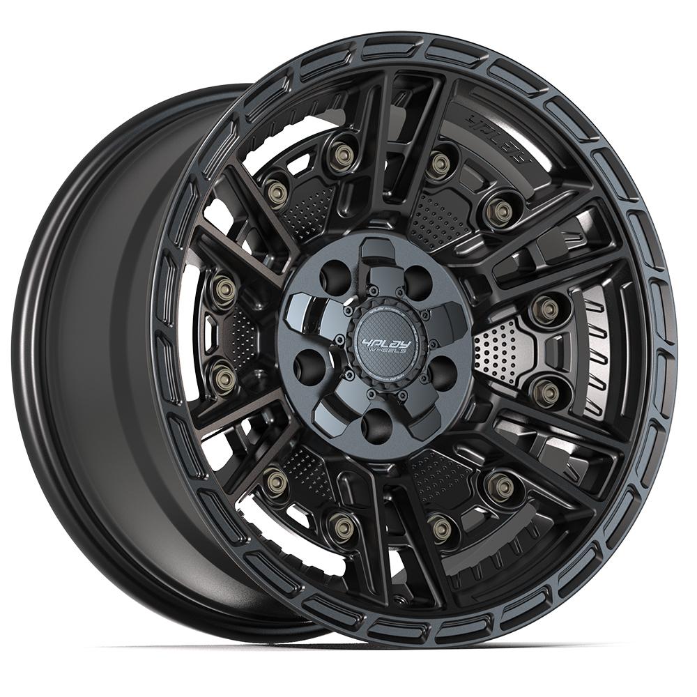17x9 4PLAY 4PS01 Matte Black Wheel 5x5/5x5.5 (-6mm)