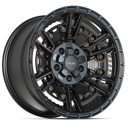 17x9 4PLAY 4PS01 Matte Black Wheel 5x5/5x5.5 (-6mm)