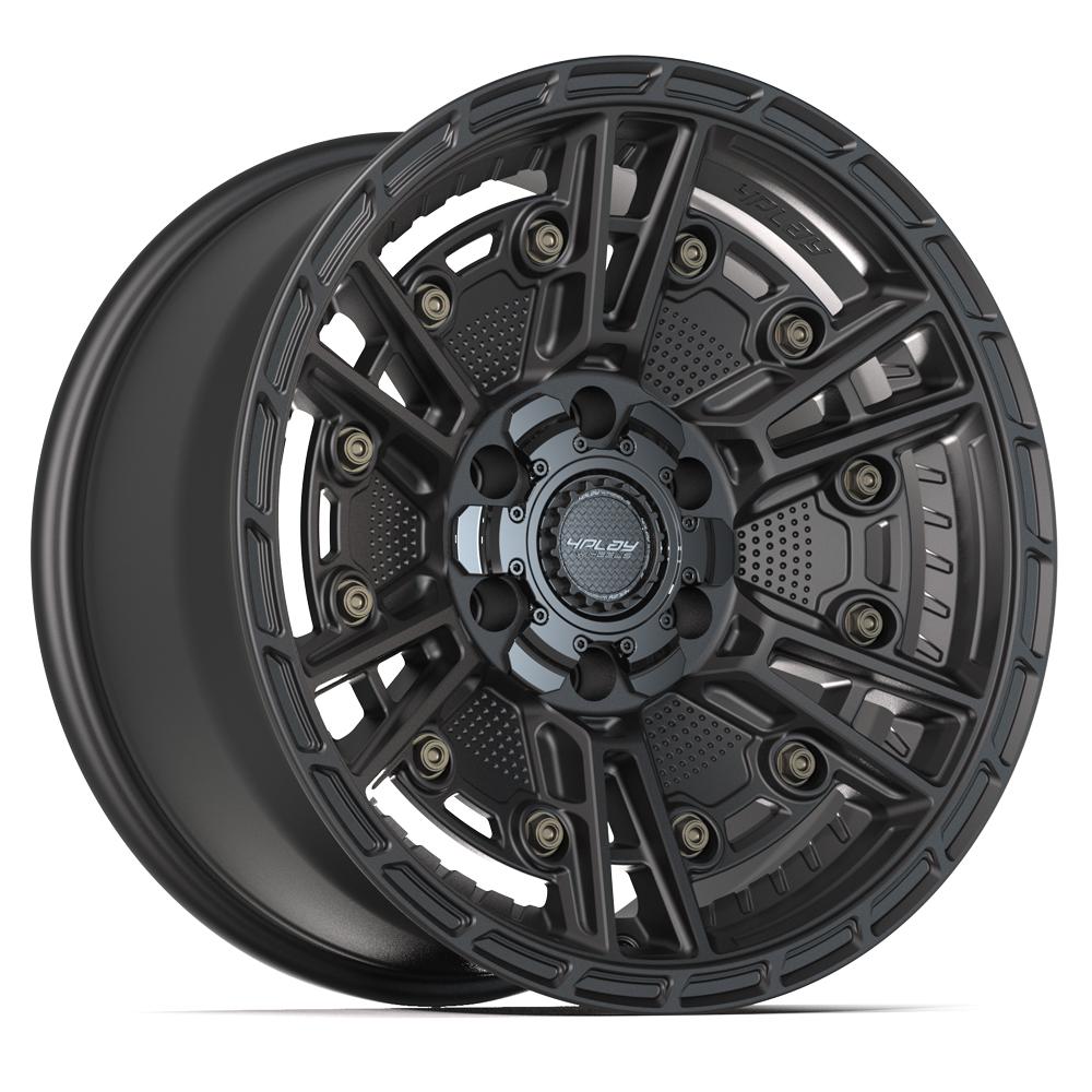 18x9 4PLAY 4PS01 Matte Black Wheel 6x135/6x5.5 (-6mm)